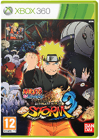 Naruto Shippuden Ultimate Ninja Storm 3 Xbox 360 US box art